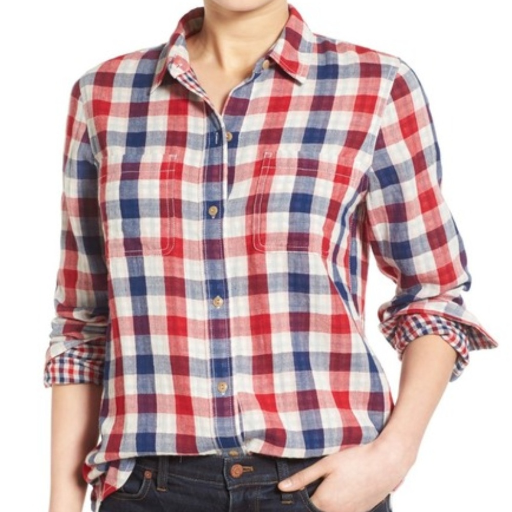Madewell ‘Ex-Boyfriend Emmett Plaid' Shirt L